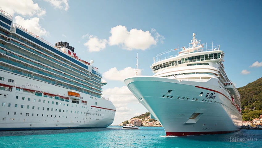 Bevestigingsmail voor vliegtickets met cruise details.