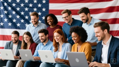 Mensen die onderzoek doen naar reisopties, inclusief visa.