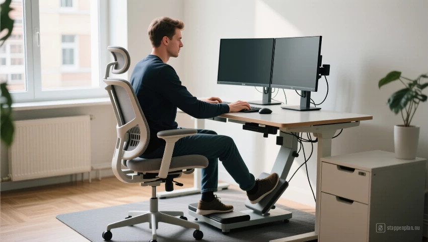 Ergonomische werkplek.