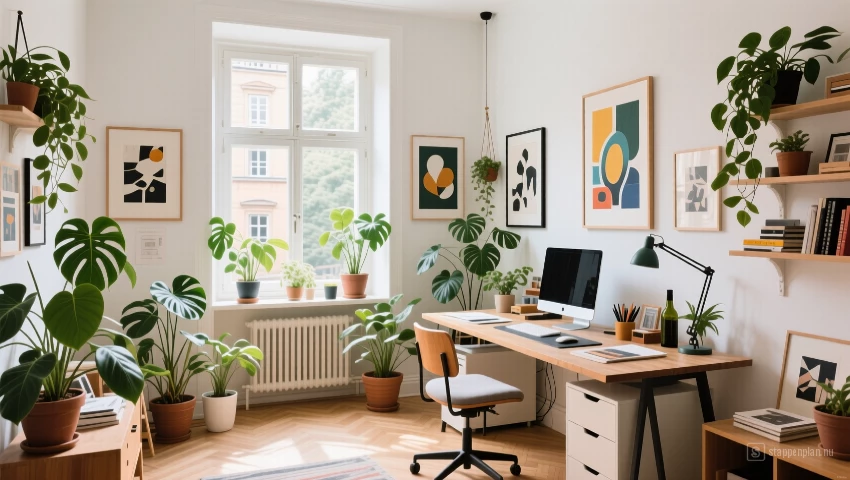 Inspirerende werkruimte.