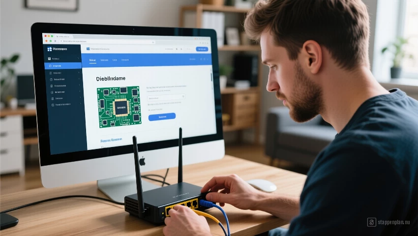 Router firmware update