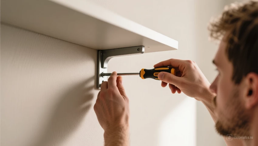 Bevestigen van de beugel