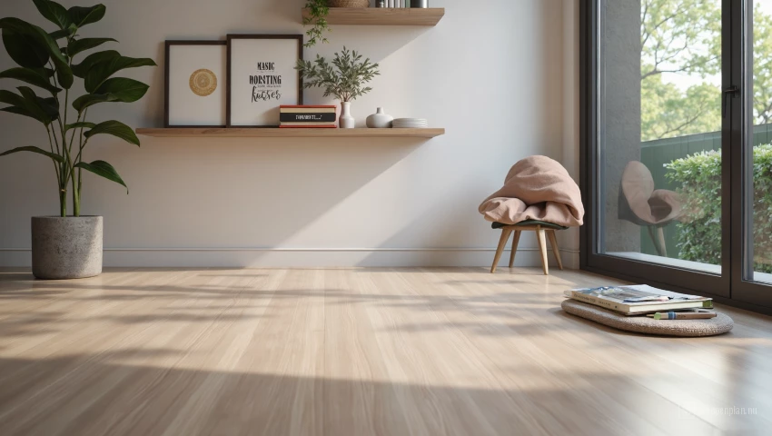 Detailopname schone vloer