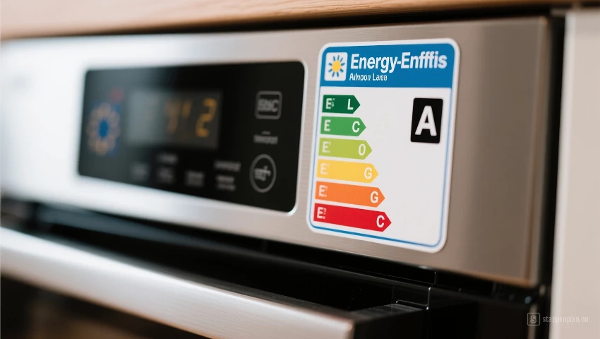 Energiezuinig apparaat met A-label.