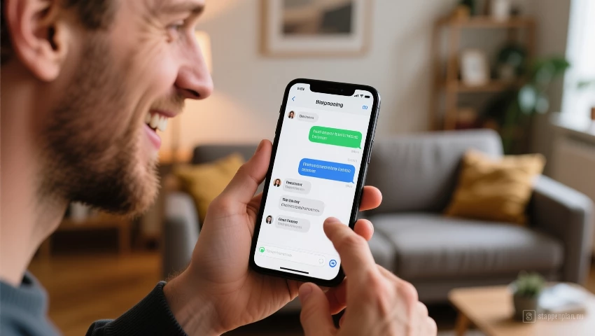 Berichten beantwoorden op smartphone