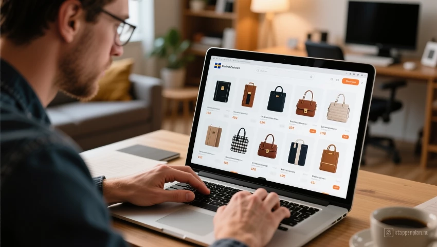 Prijs onderzoek op laptop