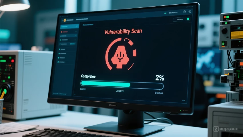 Voortgang van de scan.