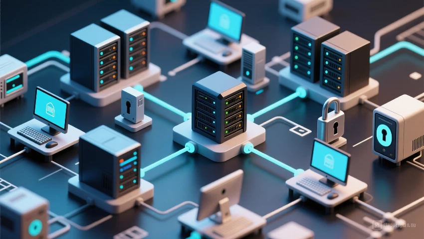 Gedetailleerde netwerkkaart