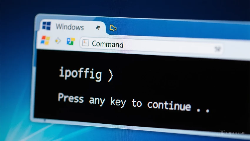 Ipconfig commando resultaat