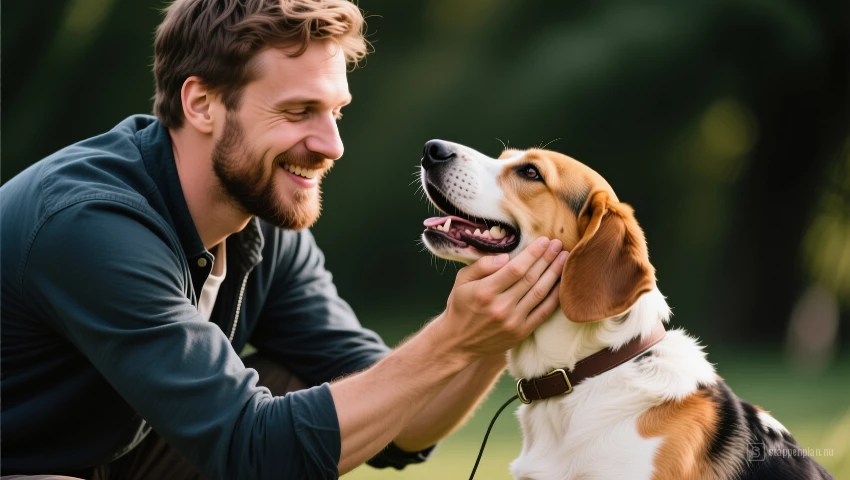 Hondeneigenaar beloont hond