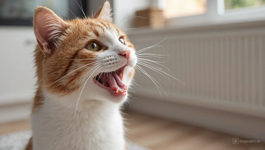 Kat reageert positief op een licht gewijzigde versie van het commando.