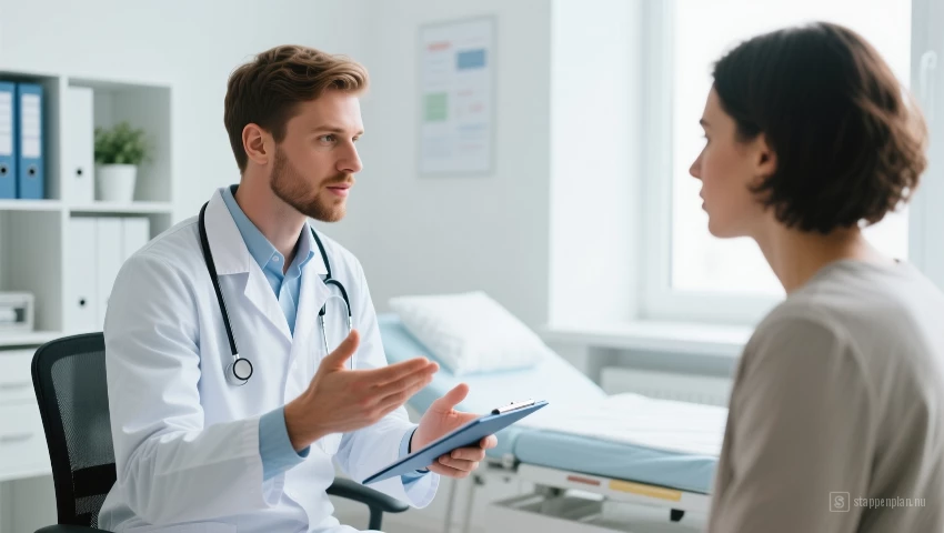 Dermatoloog bespreekt behandeling