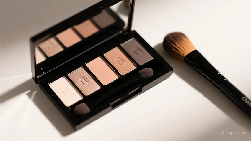 Palette met neutrale oogschaduw