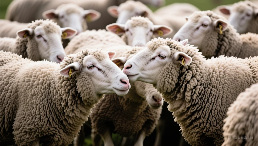 Vreedzame interactie binnen de kudde