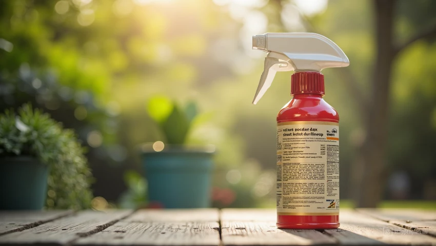 Insecticiden sprayfles.