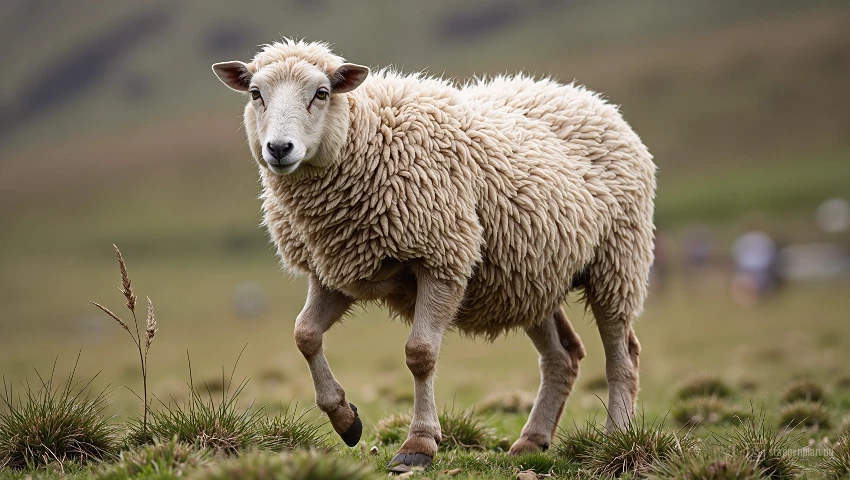 Schaap loopt mank