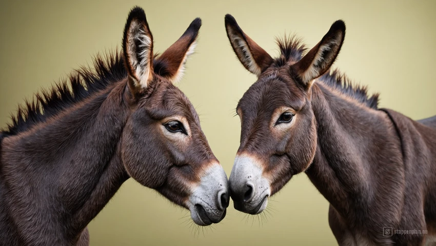 Ezel wordt geleidelijk aan comfortabeler rond eng object, met positieve bekrachtiging