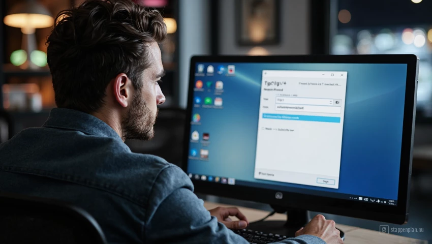 IP adres en subnetmasker ingevuld.
