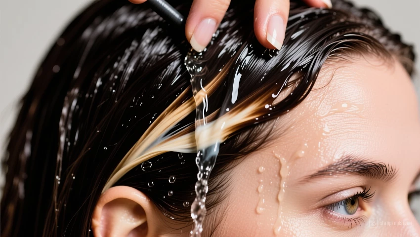 Water spoelt highlights uit.