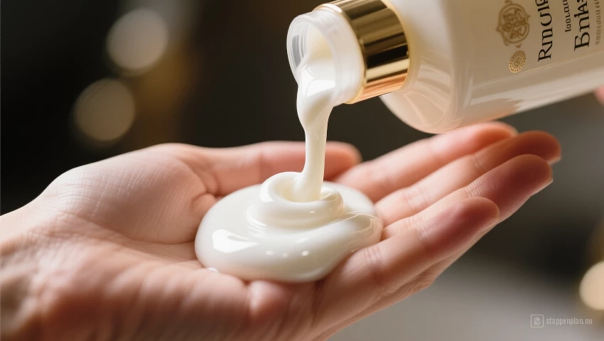 Hydraterende shampoo in hand