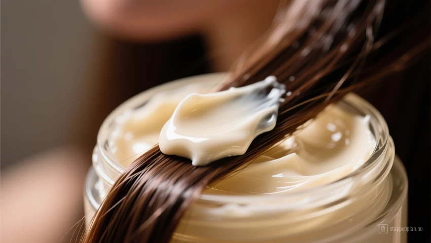 Haarmasker in detail
