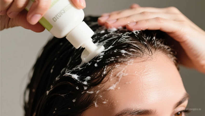 Close-up van clarifying shampoo.
