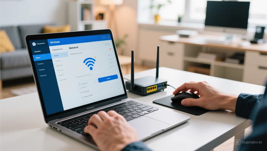 Navigeren door wifi instellingen