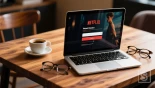 Netflix login pagina op laptop