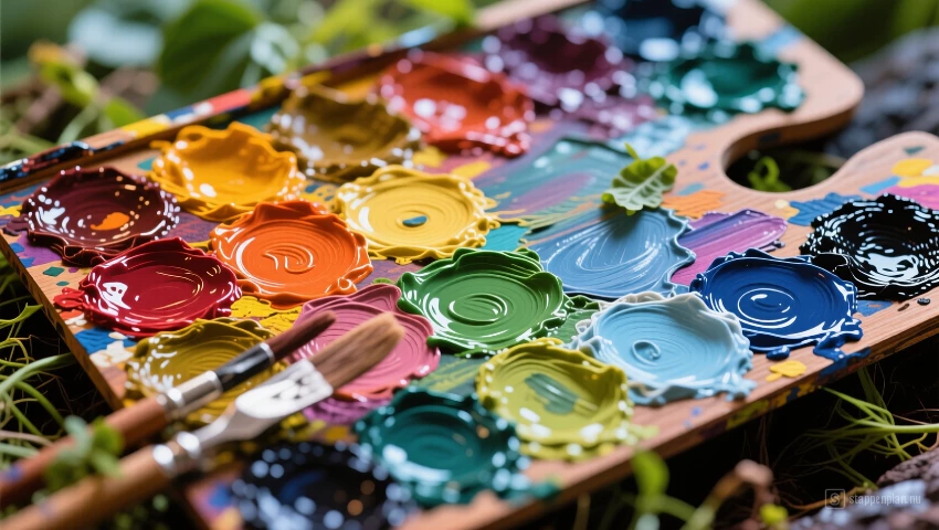 Harmonische kleurenmix