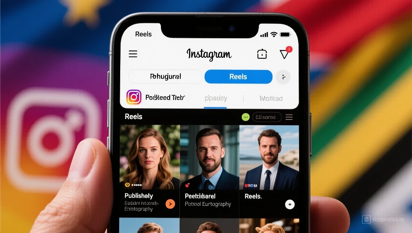 Reels tab in Instagram.
