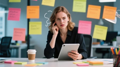 Vrouw brainstormt ideeën voor een giveaway