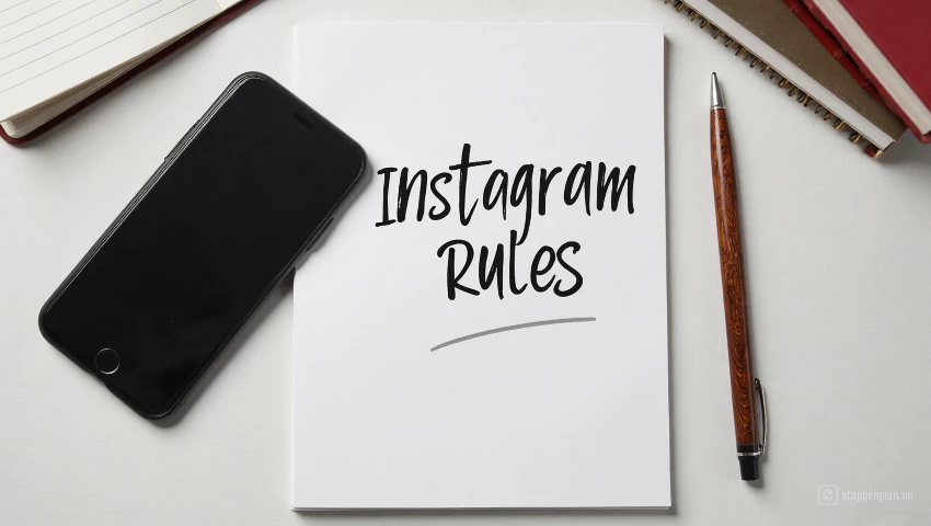 Instagram regels noteren