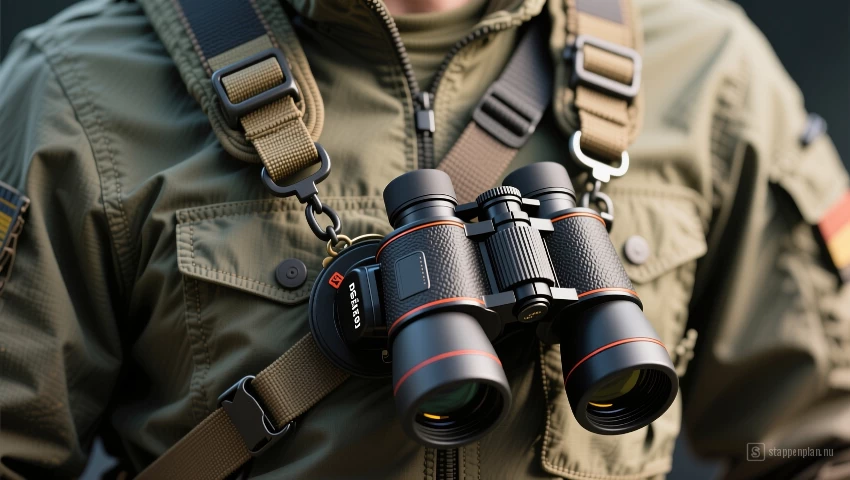 Illustratie draagriem bevestiging