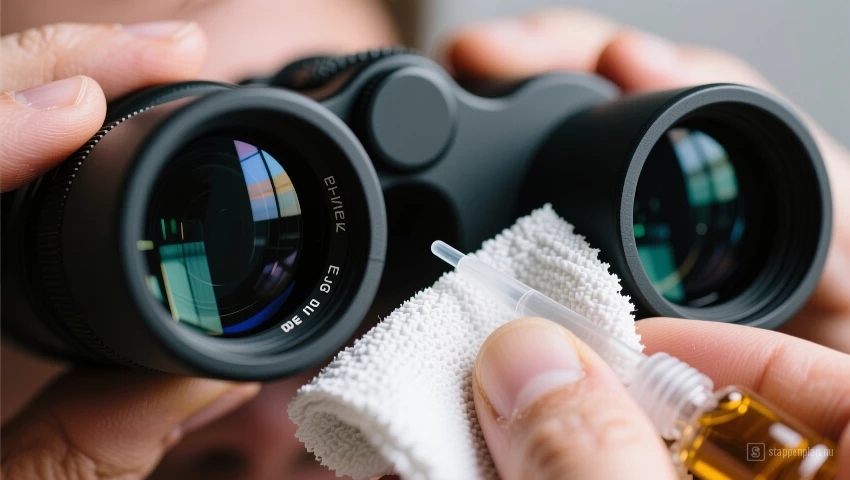Detail reinigen lenzen