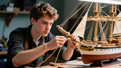 Jonge man van West-Europese afkomst bevestigt de tuigage.