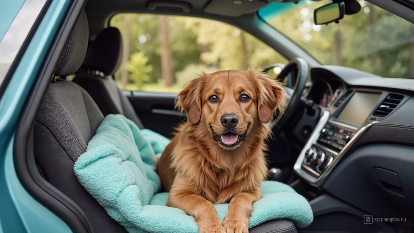 Schoon auto interieur na reis.