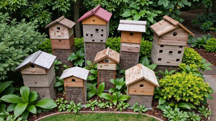 Luchtbeeld van verschillende frames.