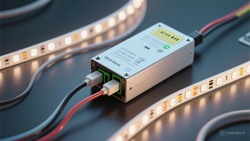 Digitale illustratie van voeding aansluiting