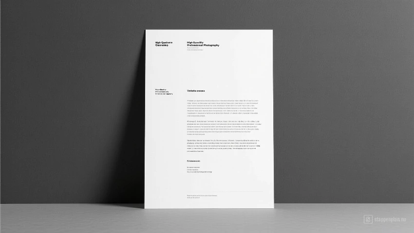Minimalistisch document met duidelijke tekst.
