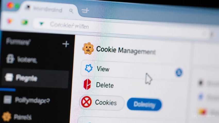 Dichtbij cookie beheer paneel.