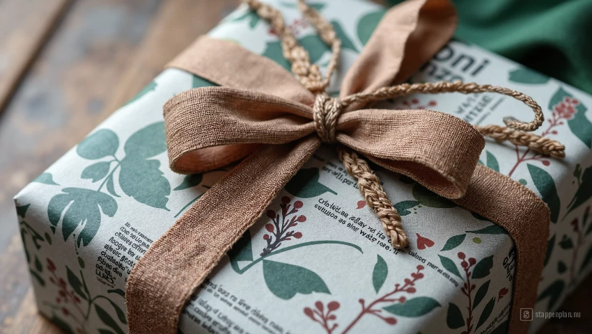 Macro-opname van gerecycled papier en stof.