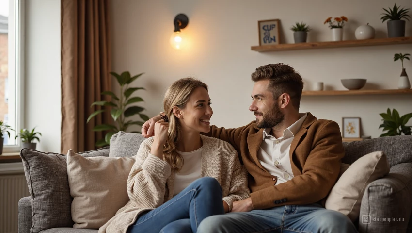 Koppel bespreekt toekomst.